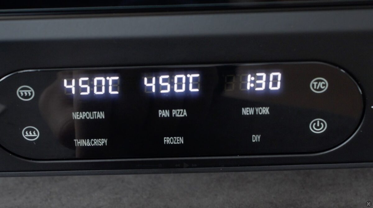 ENRO電気式窯焼マスター　操作画面